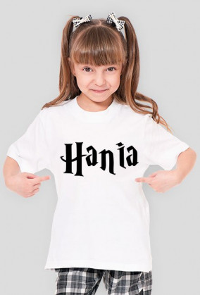 Koszulka dziecięca z imieniem Hania