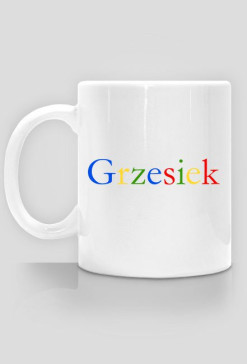 Kubek z imieniem Grzesiek