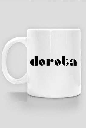 Kubek z imieniem Dorota
