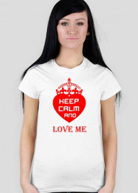 Koszulka Damska Walentynkowa KEEP CALM
