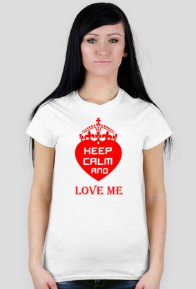 Koszulka Damska Walentynkowa KEEP CALM