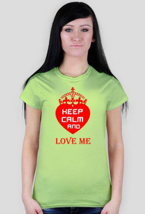 Koszulka Damska Walentynkowa KEEP CALM