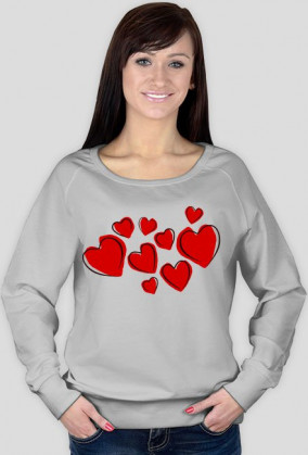 Bluzka z serduszkami