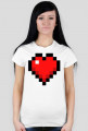 Koszulka z serduszkiem piskelowym