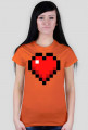 Koszulka z serduszkiem piskelowym