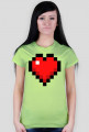 Koszulka z serduszkiem piskelowym