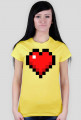 Koszulka z serduszkiem piskelowym