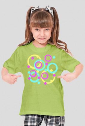 kolorowa koszulka dziecięca
