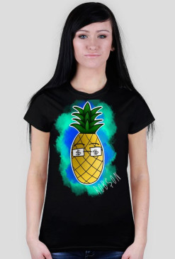 Ananas - Czarna damska