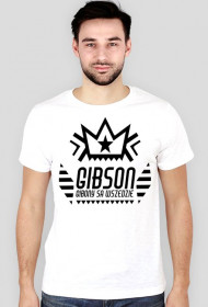 Gibony są wszędzie! v.1 ~ T-shirt biały Męski