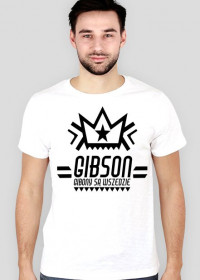 Gibony są wszędzie! v.2 ~ T-shirt biały Męski