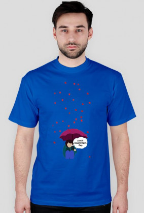 Nienawidzę walentynek- t-shirt na walentynki
