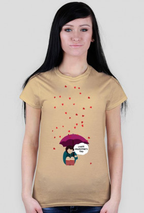 Nienawidzę walentynek- t-shirt na walentynki