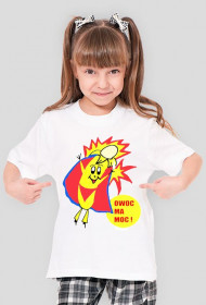 owoc ma moc dziewczynka