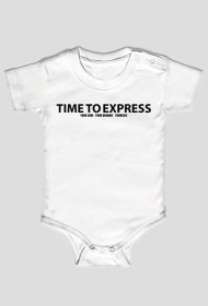 bodziak dla dziecka z logo zespołu + sentencja