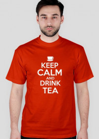 Koszulka Męska Keep Calm and drink tea