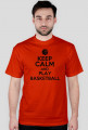 Koszulka Męska KEEP CALM AND PLAY BASKETBALL