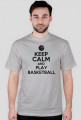 Koszulka Męska KEEP CALM AND PLAY BASKETBALL