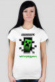 Minecraft Creeper by Wiktor PlayGames - koszulka dla kobiet
