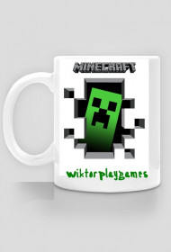 Minecraft Creeper by Wiktor PlayGames - kubek