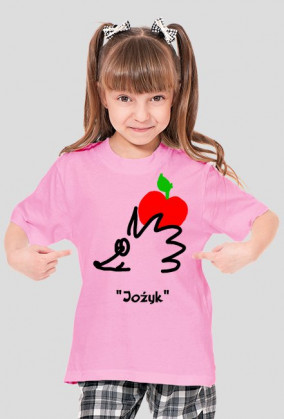 "Jożyk" T-shirt dziewczynka
