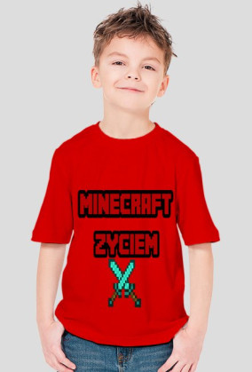 MINECRAFT ŻYCIEM- Koszulka