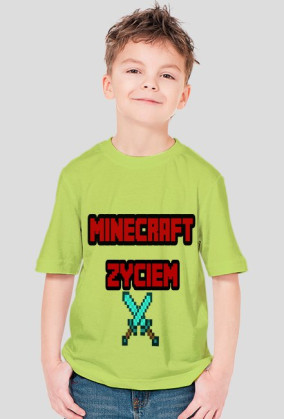 MINECRAFT ŻYCIEM- Koszulka
