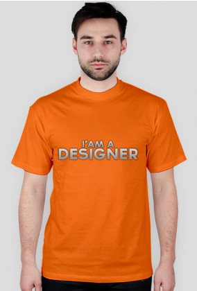 I'am a designer - koszulka męska