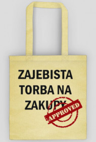 ZAJEBISTA TORBA NA ZAKUPY