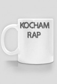 Kocham RAP - biały - kubek