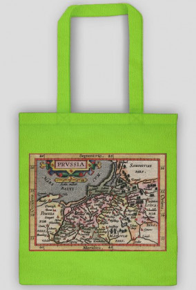 Torba z mapą Prus III (Abraham Ortelius)