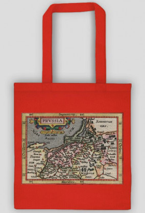Torba z mapą Prus III (Abraham Ortelius)