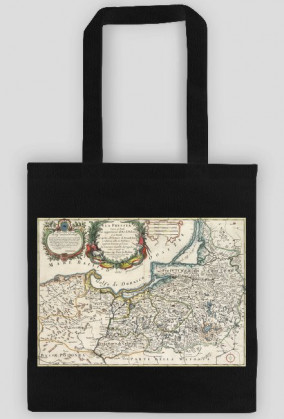 Torba z mapą Prus IV (Giacomo Cantelli)