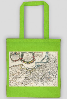 Torba z mapą Prus IV (Giacomo Cantelli)