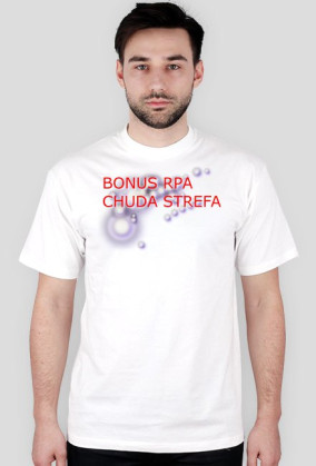 RPA CHUDA STREFA - męska biała