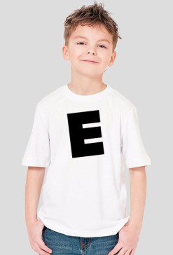 Koszulka "E" Biała