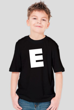Koszulka "E" Czarna