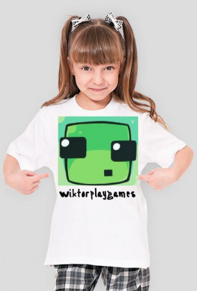 Slime minecraft by WiktorPlayGames - Koszulka dla dziewczyn :)