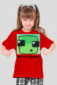 Slime minecraft by WiktorPlayGames - Koszulka dla dziewczyn :)