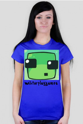 Slime minecraft by WiktorPlayGames - Koszulka dla kobiet :D