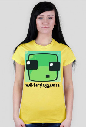 Slime minecraft by WiktorPlayGames - Koszulka dla kobiet :D