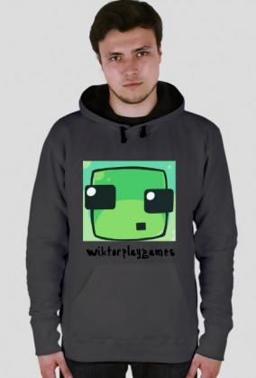 Slime minecraft by WiktorPlayGames - Bluza dla mężczyzn :D