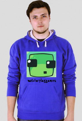 Slime minecraft by WiktorPlayGames - Bluza dla mężczyzn :D