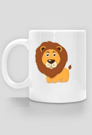 Przyjazny Lewek na kubku