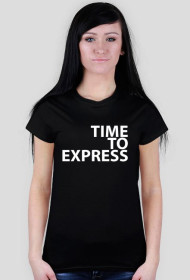 Koszulka damska z logo zespołu (czarna)