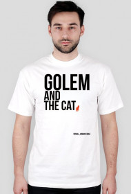 T-shirt Golem and the Cat white - Urban Fable Style
