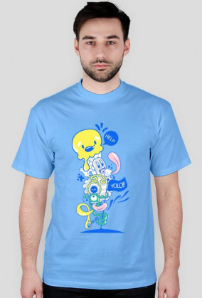 #YOLO T-Shirt (BLUE)