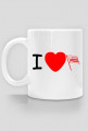 Kubek "I love KSC"