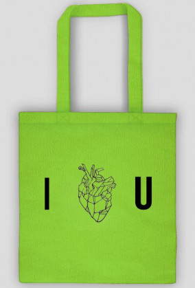 I LOV U bag