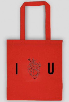 I LOV U bag